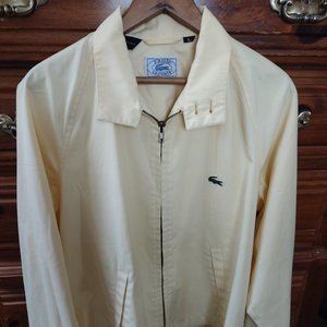 New Condition Lacoste Izod Mens Yellow Jacket L